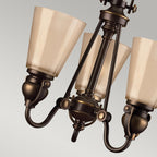 Pendelleuchte Mayflower (bronzefarben) 3x - Elstead Lighting