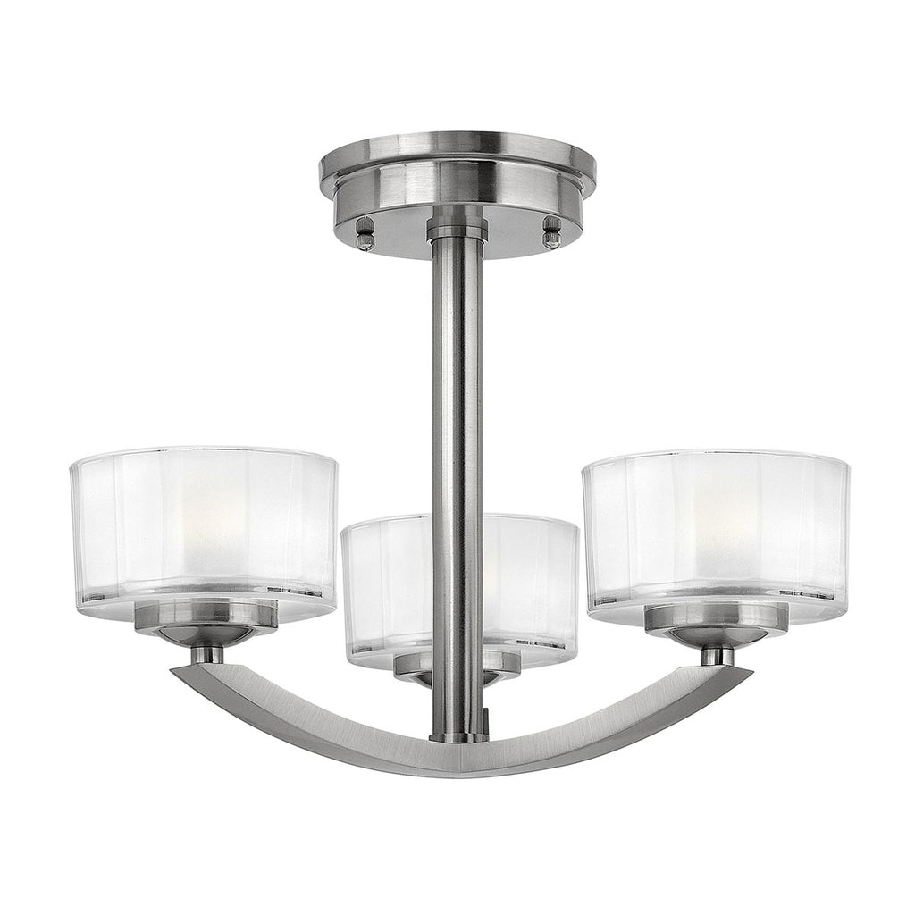 Deckenleuchte Meridian (Nickel) 3x - Elstead Lighting
