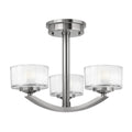 Deckenleuchte Meridian (Nickel) 3x - Elstead Lighting