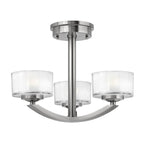 Deckenleuchte Meridian (Nickel) 3x - Elstead Lighting