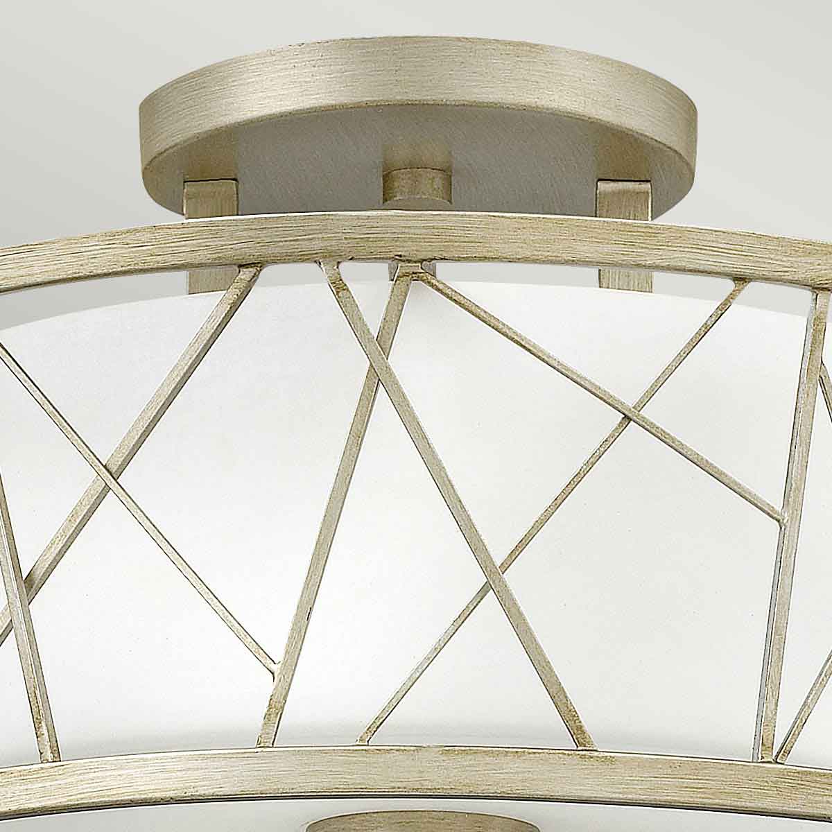 Deckenleuchte Nest (silberfarben) 3x - Elstead Lighting