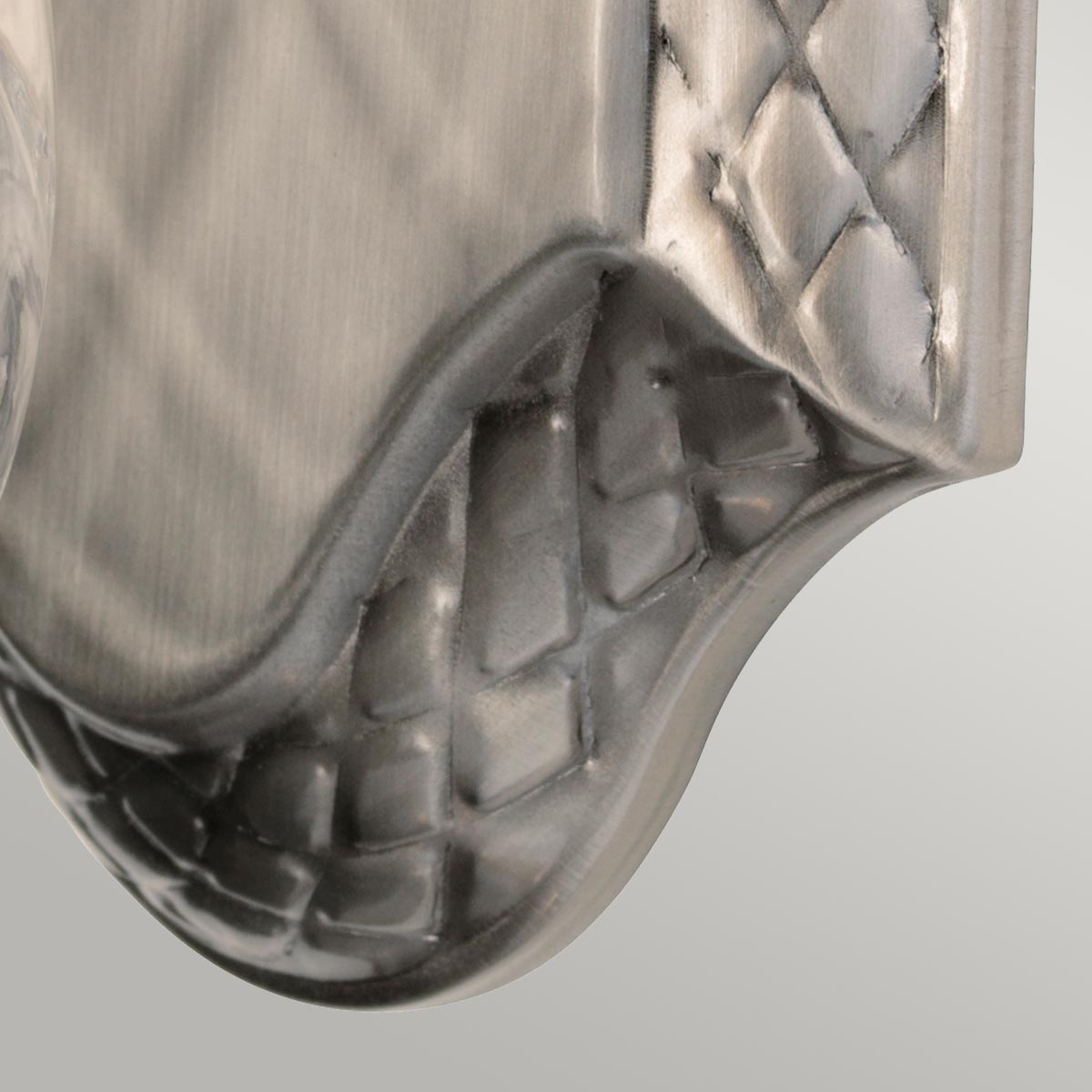 Bad-Wandleuchte Plantation (Nickel) 1x - Elstead Lighting