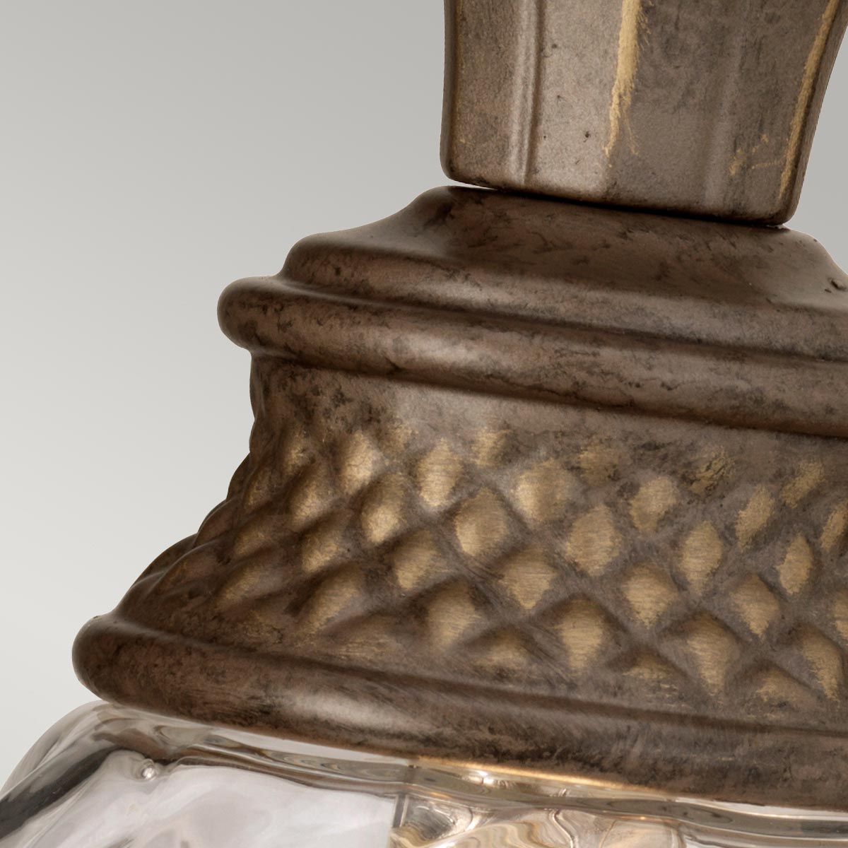 Bad-Wandleuchte Plantation (bronzefarben) 1x - Elstead Lighting