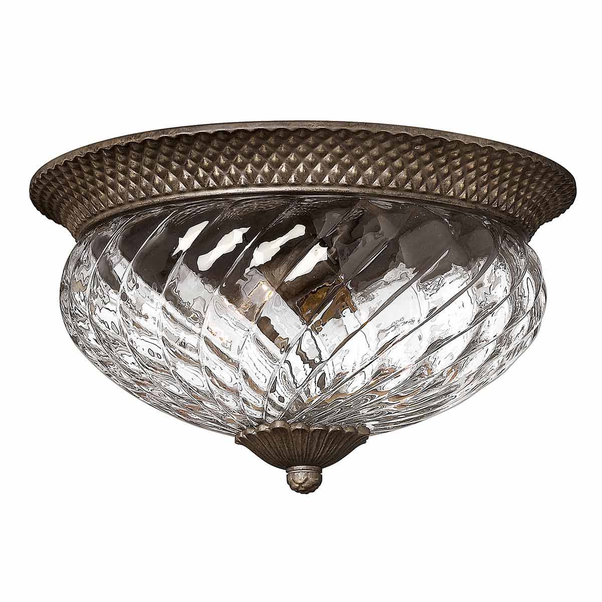 Deckenleuchte Plantation (bronzefarben) 3x - Elstead Lighting