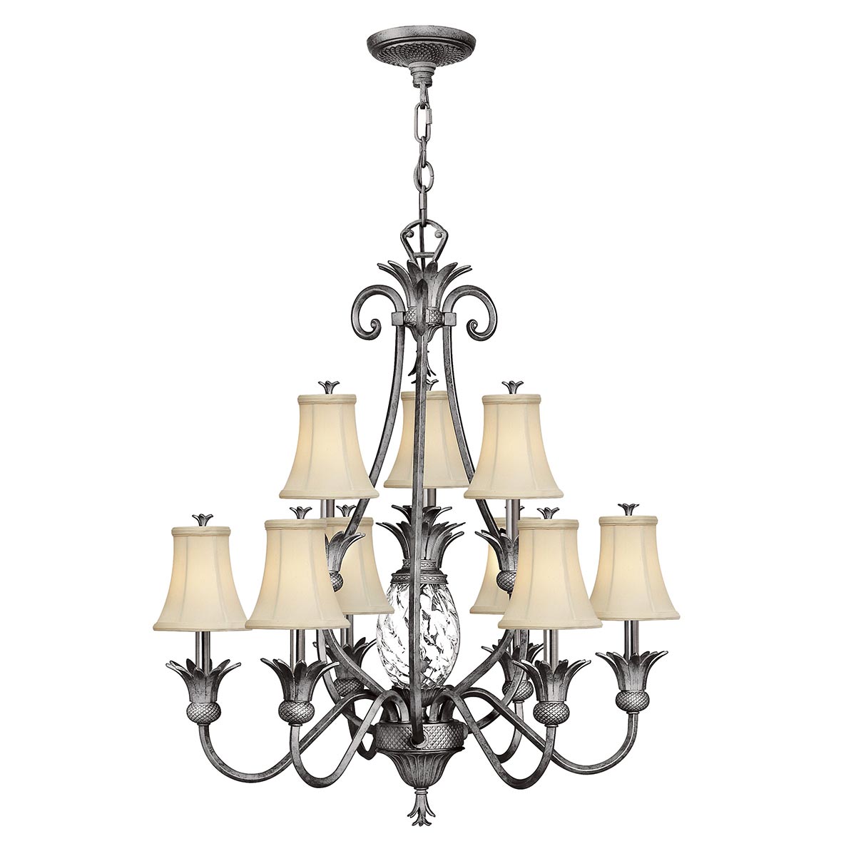 Pendelleuchte Plantation (Nickel) 10x - Elstead Lighting