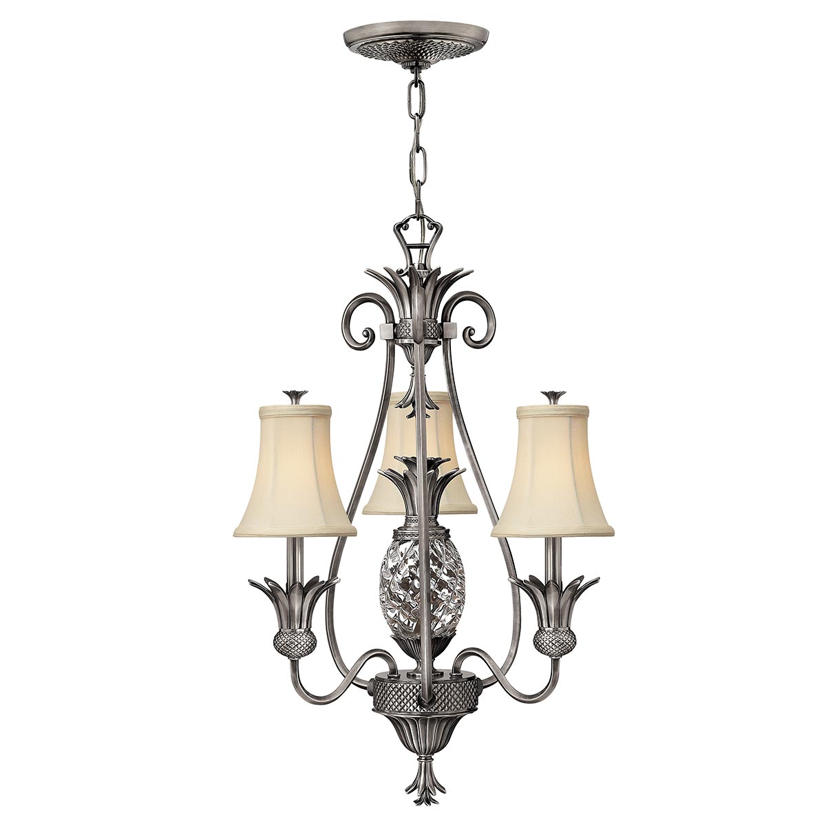 Pendelleuchte Plantation (Nickel) 4x - Elstead Lighting