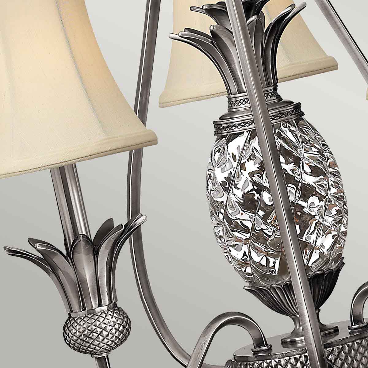 Pendelleuchte Plantation (Nickel) 4x - Elstead Lighting