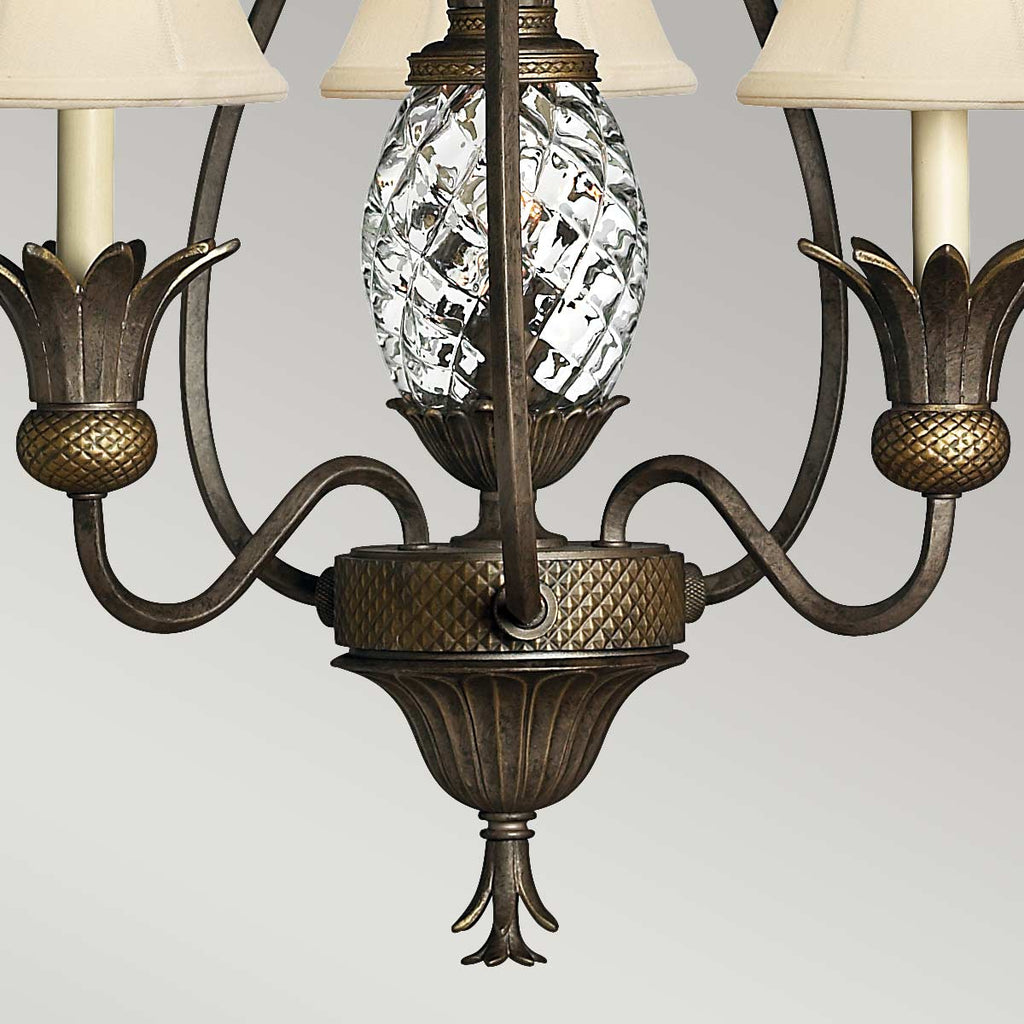 Pendelleuchte Plantation (bronzefarben) 4x - Elstead Lighting