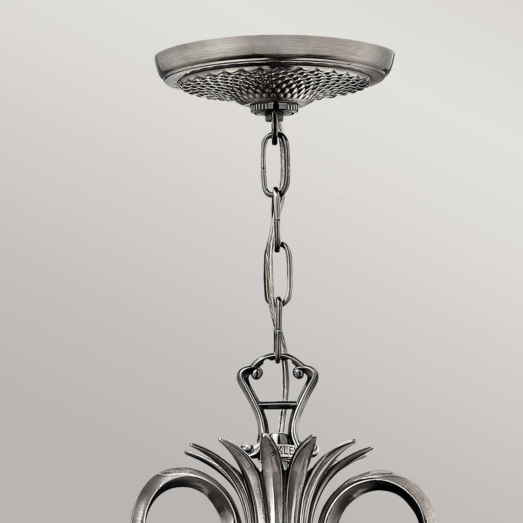 Pendelleuchte Plantation (Nickel) 7x - Elstead Lighting