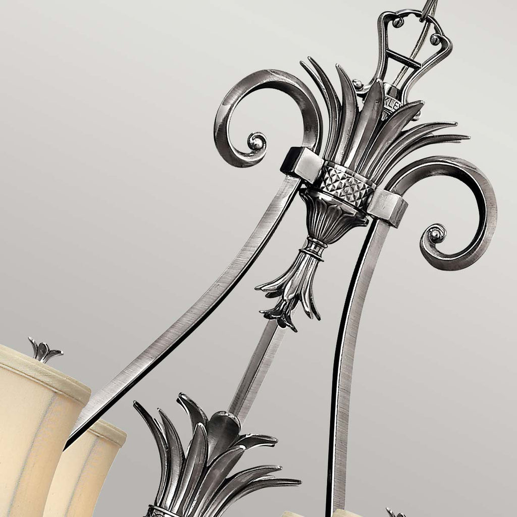Pendelleuchte Plantation (Nickel) 7x - Elstead Lighting