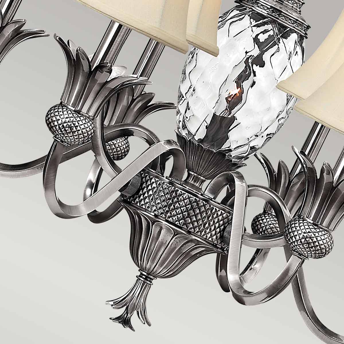 Pendelleuchte Plantation (Nickel) 7x - Elstead Lighting