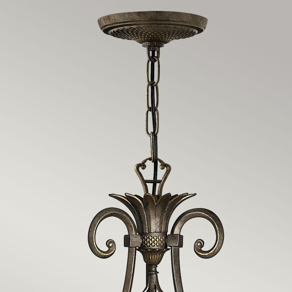 Pendelleuchte Plantation (bronzefarben) 7x - Elstead Lighting