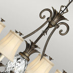 Pendelleuchte Plantation (bronzefarben) 7x - Elstead Lighting