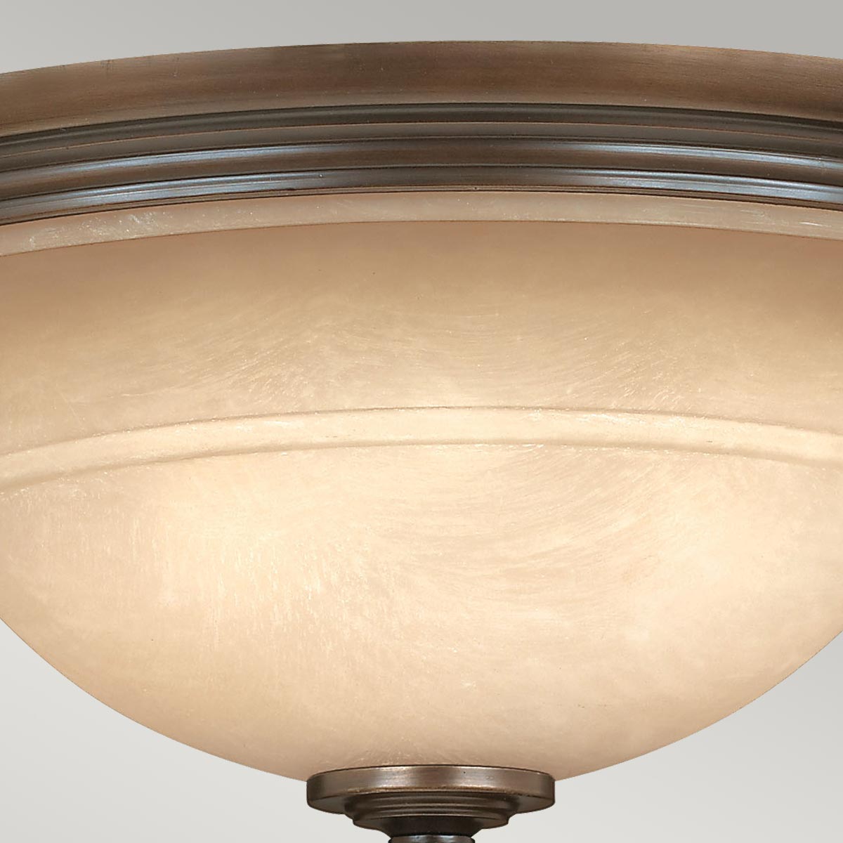 Deckenleuchte Plymouth (bronzefarben) 3x - Elstead Lighting