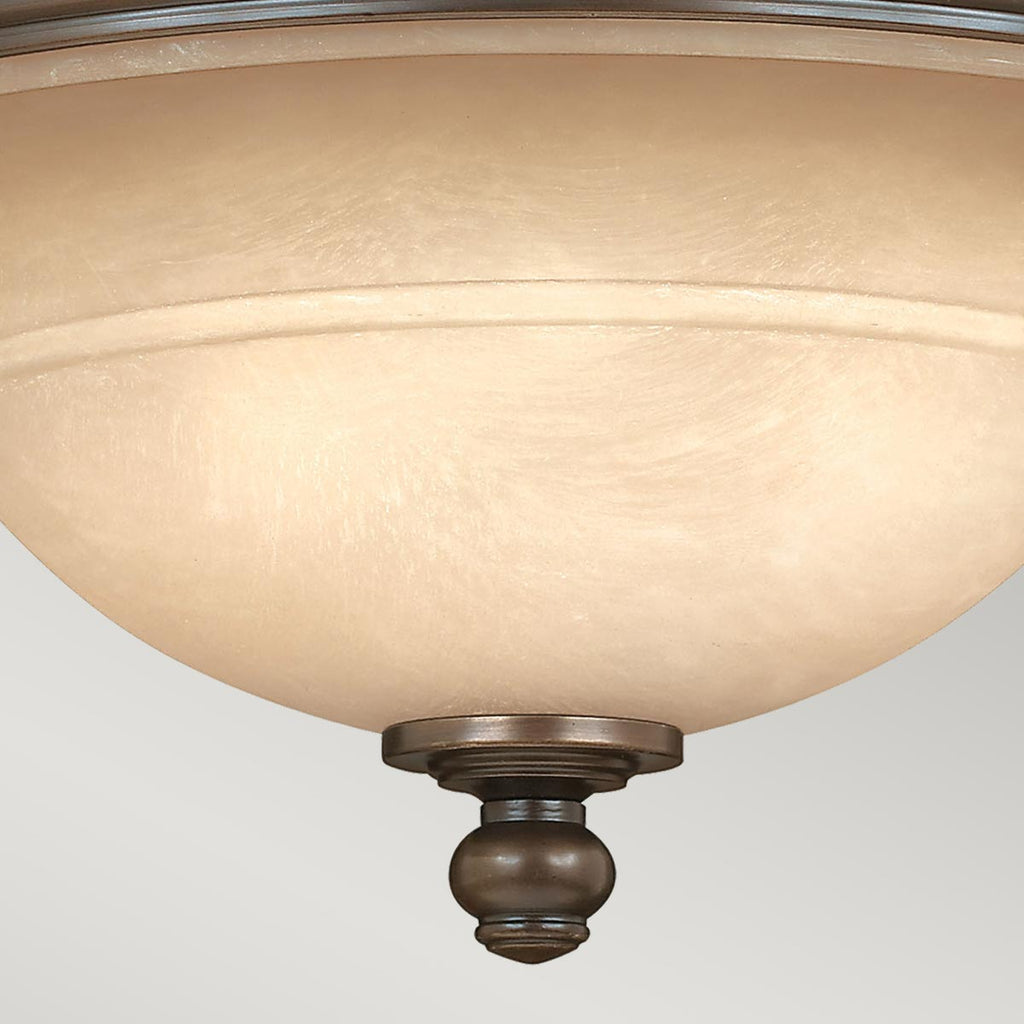 Deckenleuchte Plymouth (bronzefarben) 3x - Elstead Lighting