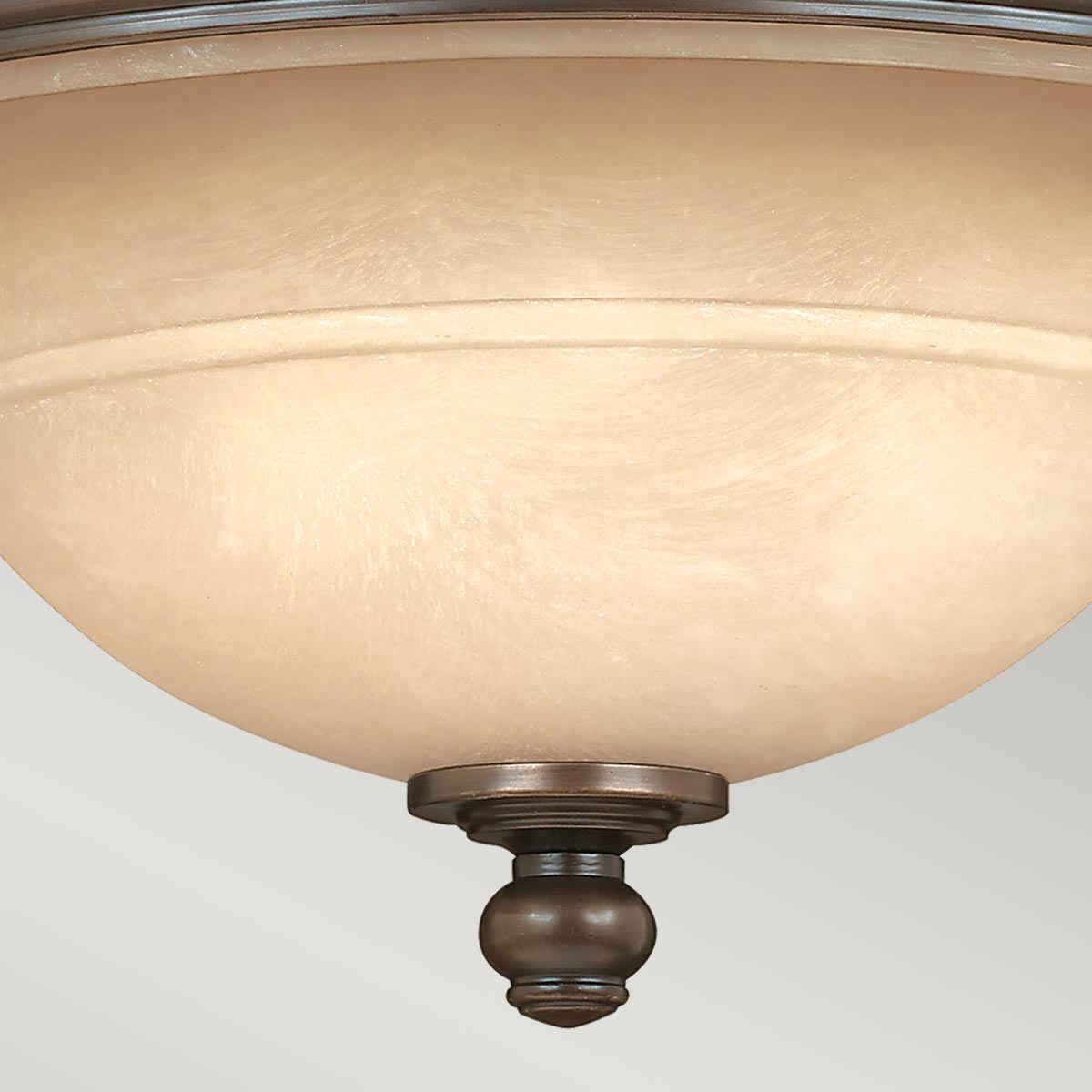 Deckenleuchte Plymouth (bronzefarben) 3x - Elstead Lighting