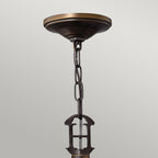 Pendelleuchte Plymouth (bronzefarben) 3x - Elstead Lighting