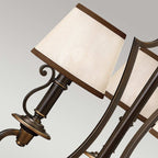 Pendelleuchte Plymouth (bronzefarben) 3x - Elstead Lighting