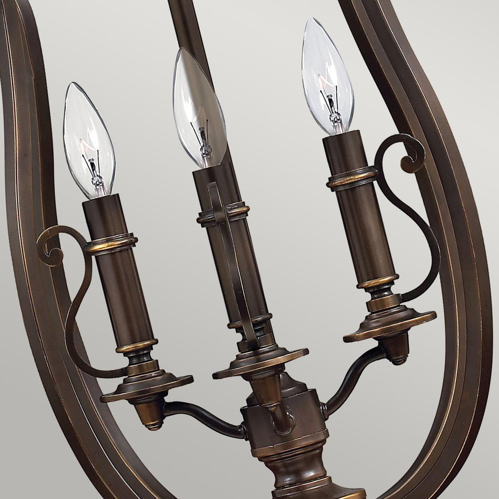 Pendelleuchte Plymouth (bronzefarben) 4x - Elstead Lighting