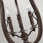 Pendelleuchte Plymouth (bronzefarben) 4x - Elstead Lighting