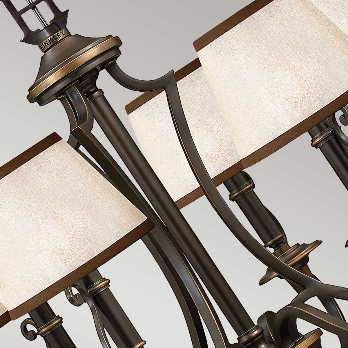 Pendelleuchte Plymouth (bronzefarben) 6x - Elstead Lighting
