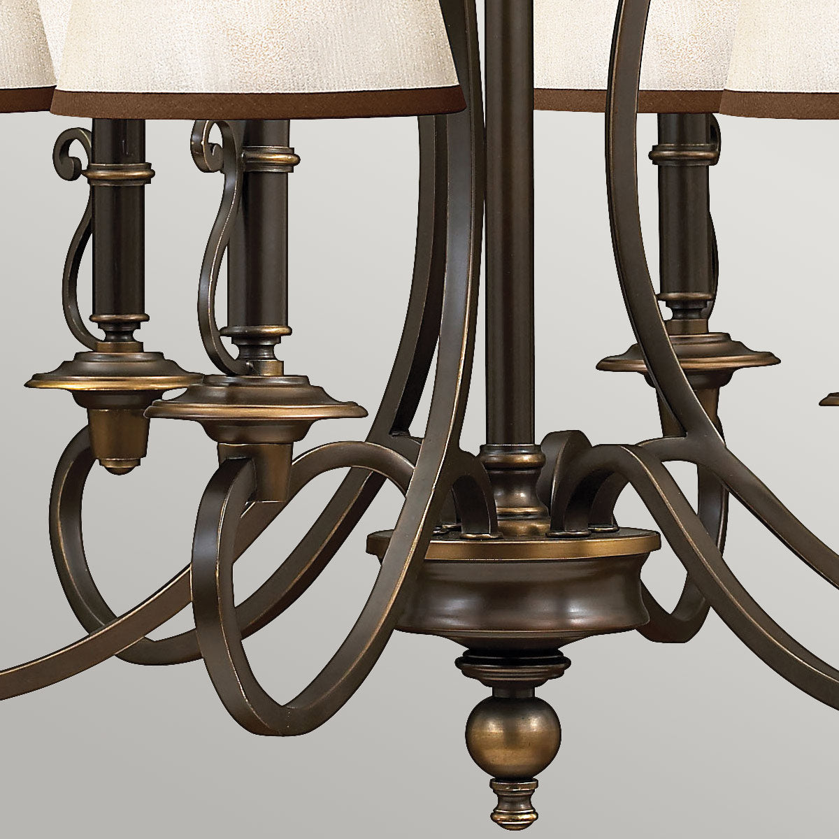 Pendelleuchte Plymouth (bronzefarben) 6x - Elstead Lighting