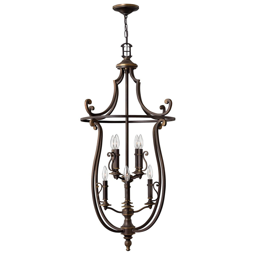 Pendelleuchte Plymouth (bronzefarben) 8x - Elstead Lighting