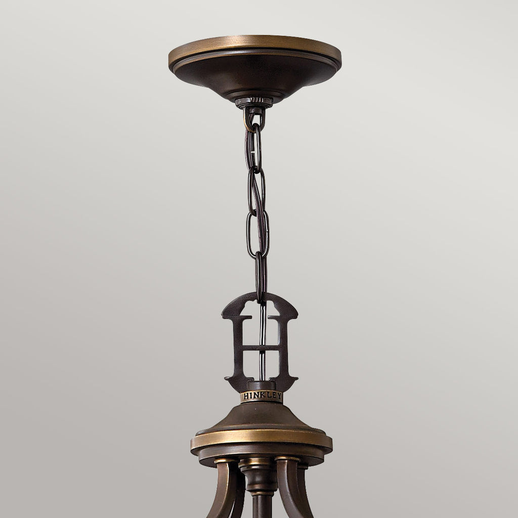 Pendelleuchte Plymouth (bronzefarben) 8x - Elstead Lighting