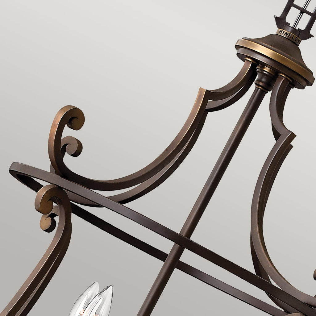 Pendelleuchte Plymouth (bronzefarben) 8x - Elstead Lighting