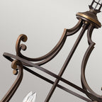 Pendelleuchte Plymouth (bronzefarben) 8x - Elstead Lighting