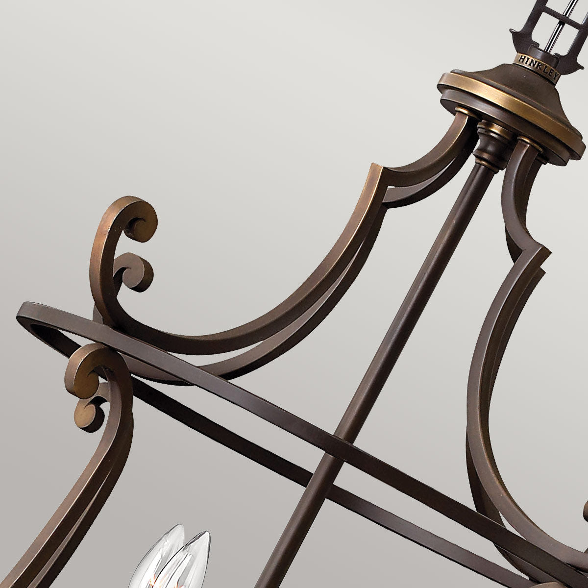 Pendelleuchte Plymouth (bronzefarben) 8x - Elstead Lighting