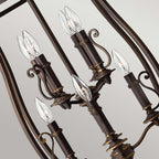 Pendelleuchte Plymouth (bronzefarben) 8x - Elstead Lighting