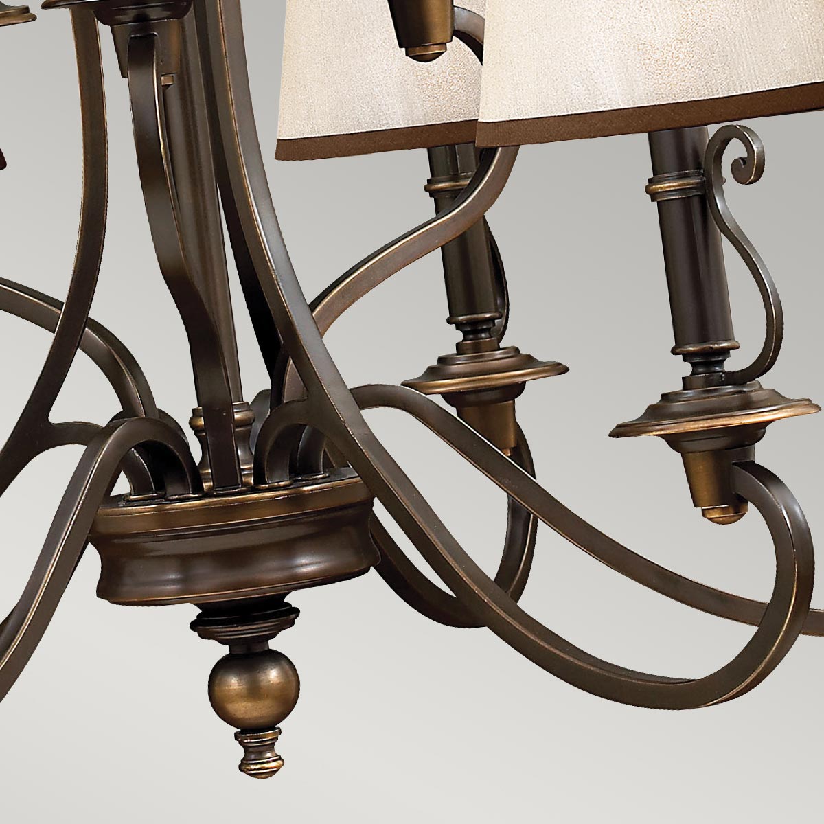Pendelleuchte Plymouth (bronzefarben) 9x - Elstead Lighting