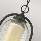 Außen-Pendelleuchte Quincy (bronzefarben) 1x - Elstead Lighting