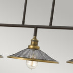 Pendelleuchte Rigby (bronzefarben) 3x - Elstead Lighting