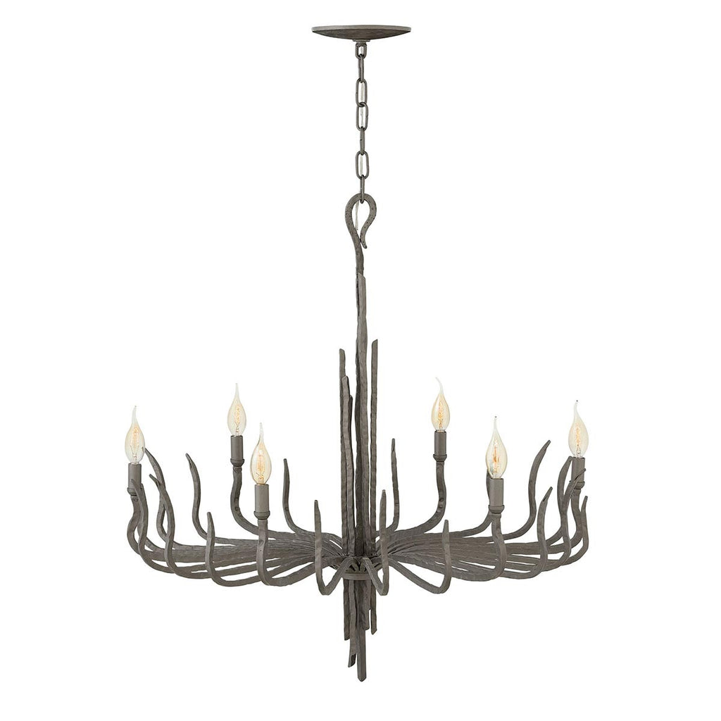 Pendelleuchte Spyre (bronzefarben) 6x - Elstead Lighting