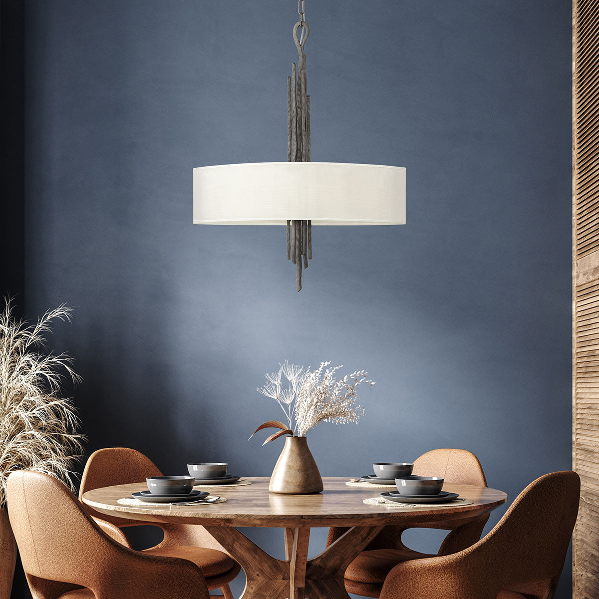 Pendelleuchte Spyre (bronzefarben) 6x - Elstead Lighting