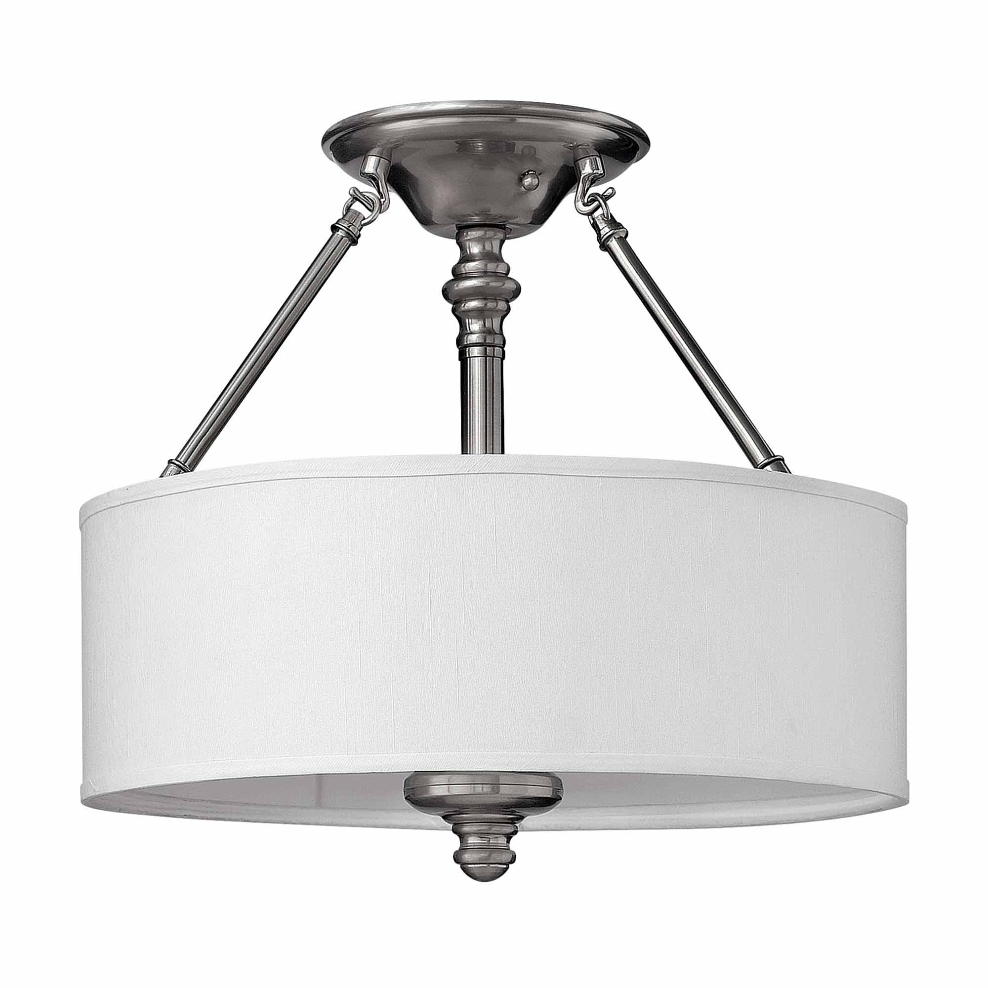 Deckenleuchte Sussex (Nickel) 3x - Elstead Lighting