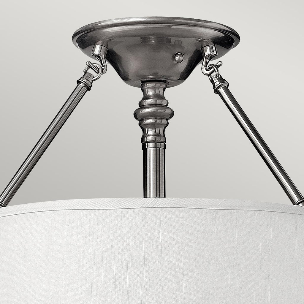 Deckenleuchte Sussex (Nickel) 3x - Elstead Lighting