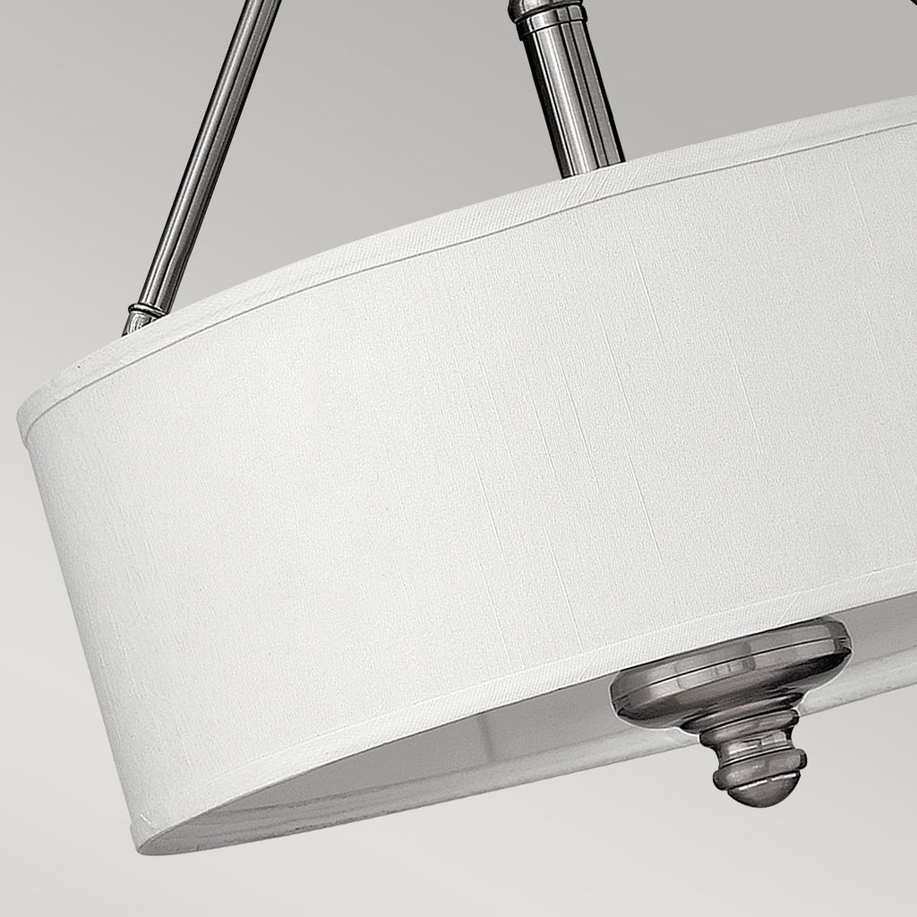 Deckenleuchte Sussex (Nickel) 3x - Elstead Lighting