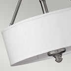 Deckenleuchte Sussex (Nickel) 3x - Elstead Lighting