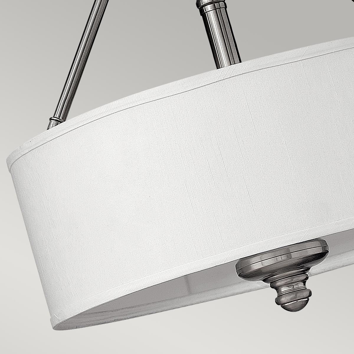 Deckenleuchte Sussex (Nickel) 3x - Elstead Lighting