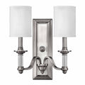 Wandleuchte Sussex (Nickel) 2x - Elstead Lighting