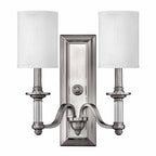 Wandleuchte Sussex (Nickel) 2x - Elstead Lighting