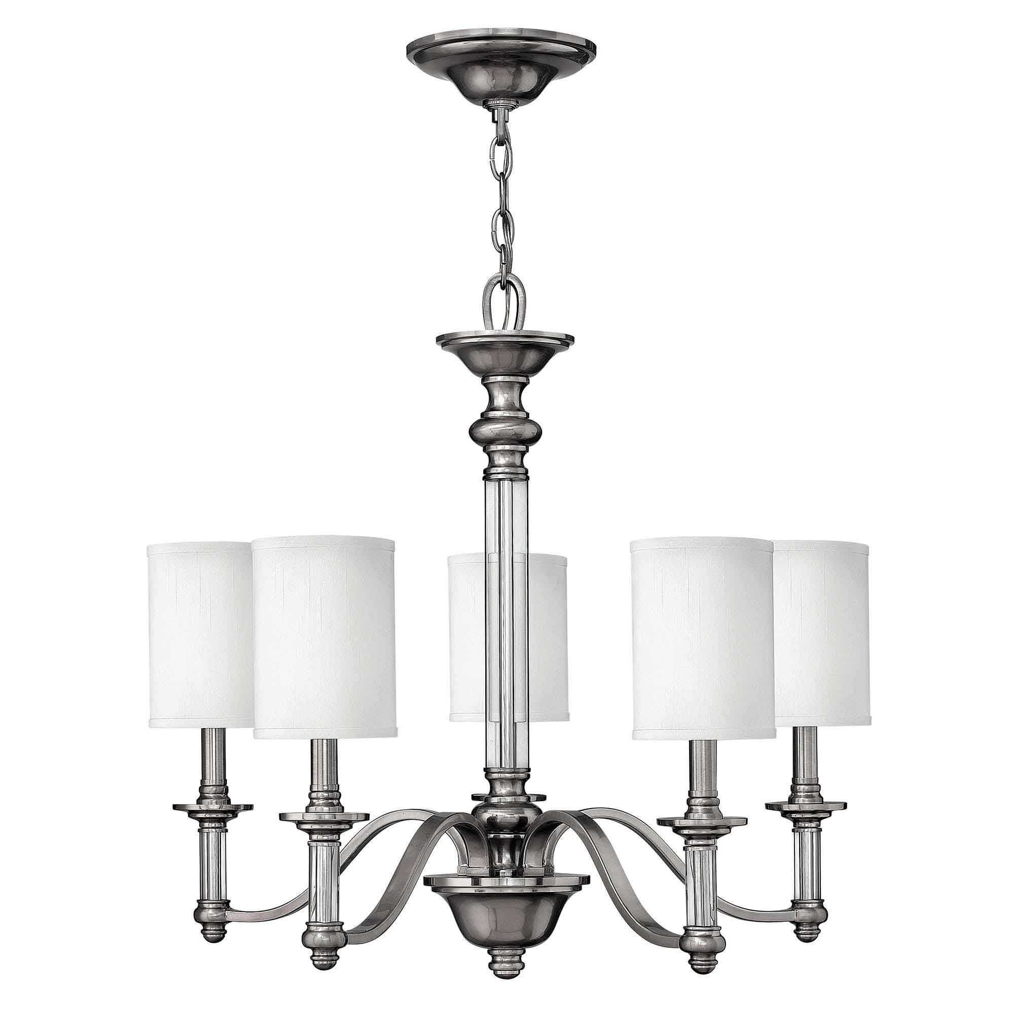 Pendelleuchte Sussex (Nickel) 5x - Elstead Lighting