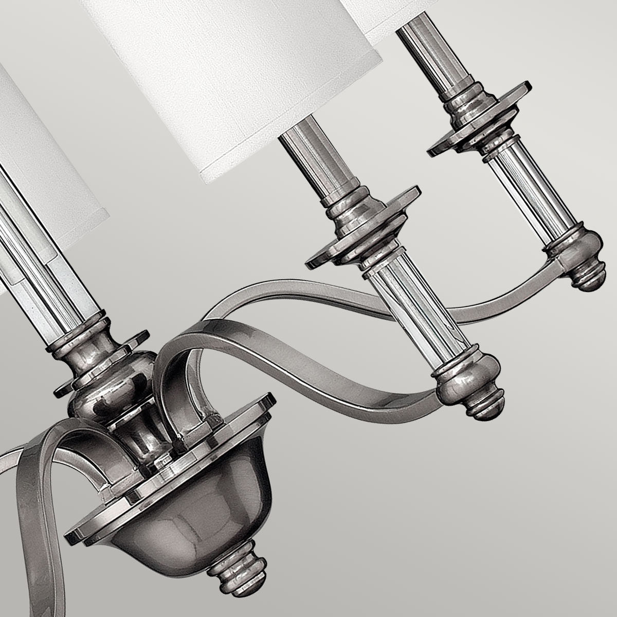 Pendelleuchte Sussex (Nickel) 5x - Elstead Lighting