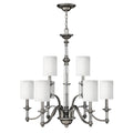 Pendelleuchte Sussex (Nickel) 9x - Elstead Lighting