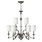 Pendelleuchte Sussex (Nickel) 9x - Elstead Lighting