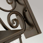 Außen-Wandleuchte Trellis (bronzefarben) 3x - Elstead Lighting