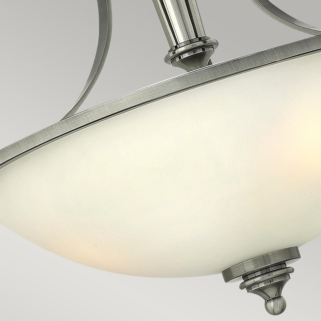 Deckenleuchte Truman (Nickel) 3x - Elstead Lighting